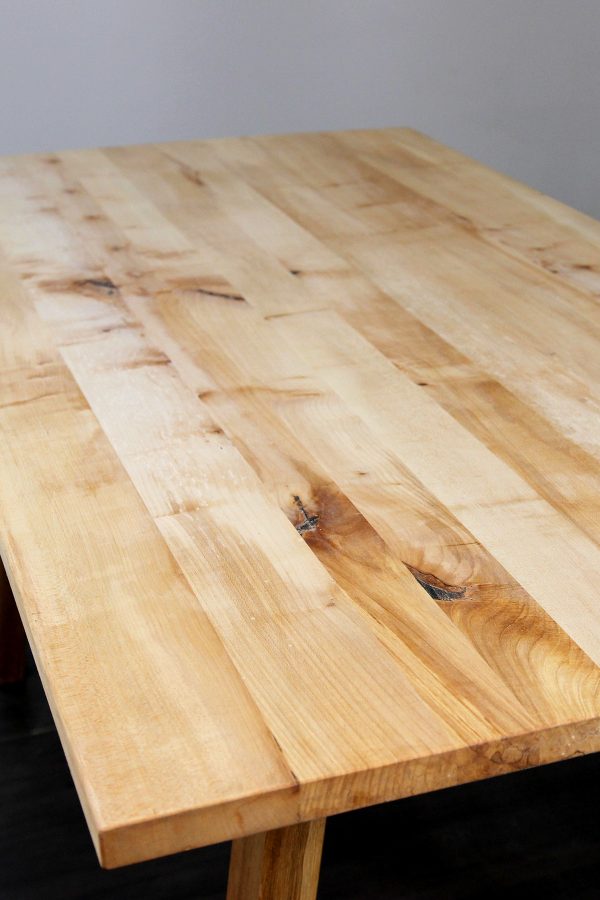 Ahorn Tischplatte – Massivholz Esstisch