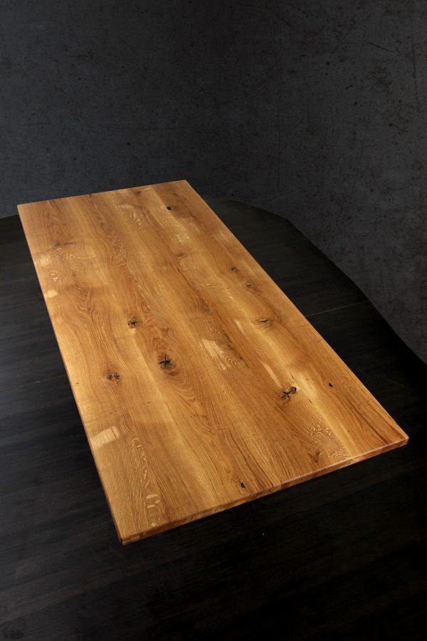 Eichenholz Tischplatte - Massivholz Esstisch Wildeiche