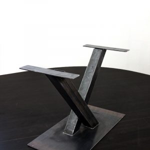 V Stahlgestell für Esstische - Tischgestell für Tischplatten