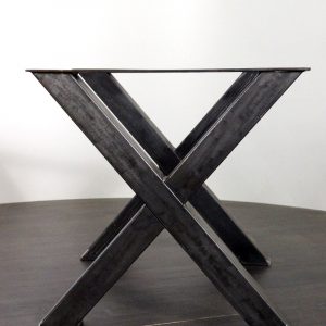 X Stahlgestell für Esstische - Tischgestell für Tischplatten