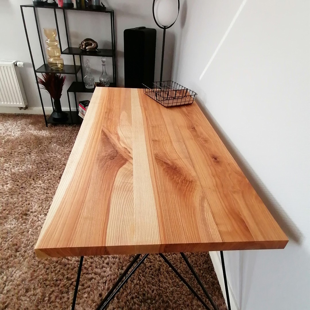 Esstisch Esche Tischplatte aus Eschenholz